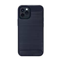 Carbon blauw telefoonhoesje iPhone 12 Pro Max