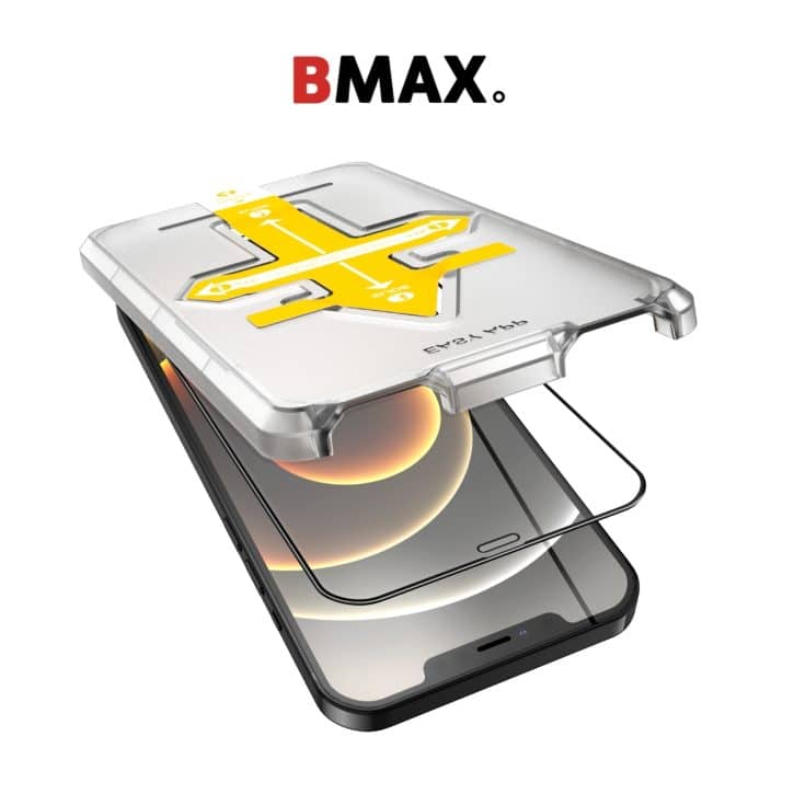 Screenprotector iPhone 13 Pro Max met applicator BMAX