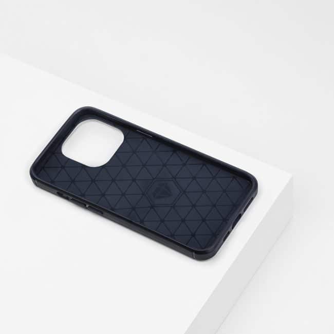 blauwe soft case voor apple 13 pro