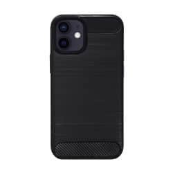 Carbon zwart telefoonhoesje iPhone 12