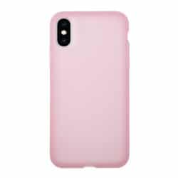 iPhone X/Xs roze soft case hoesje