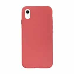 roze siliconen telefoonhoesje iPhone Xr