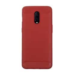 rood carbon telefoonhoesje OnePlus 6T