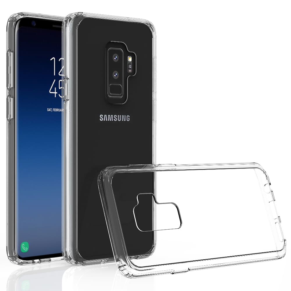 mini kanaal plannen Samsung Galaxy S9 Plus transparant hard case telefoonhoesje