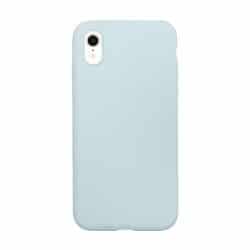 blauw siliconen telefoonhoesje iPhone Xr