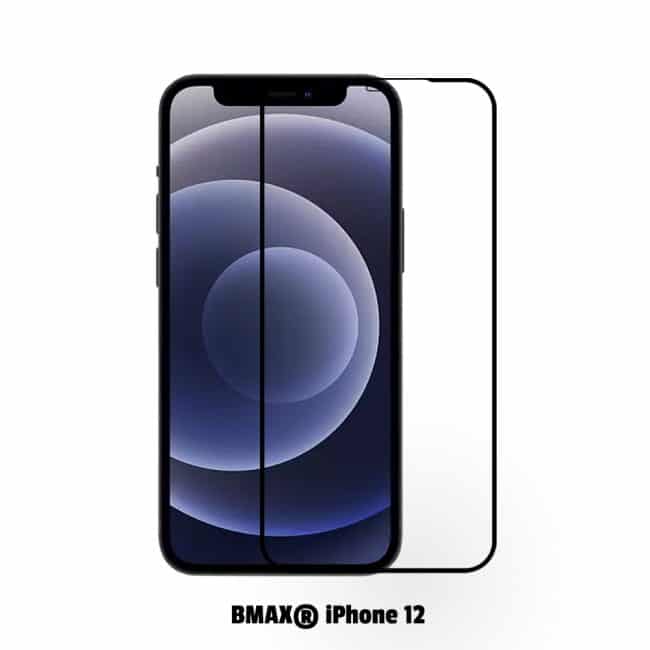 Screenprotector iPhone 12 full cover 2pack Gehard glas